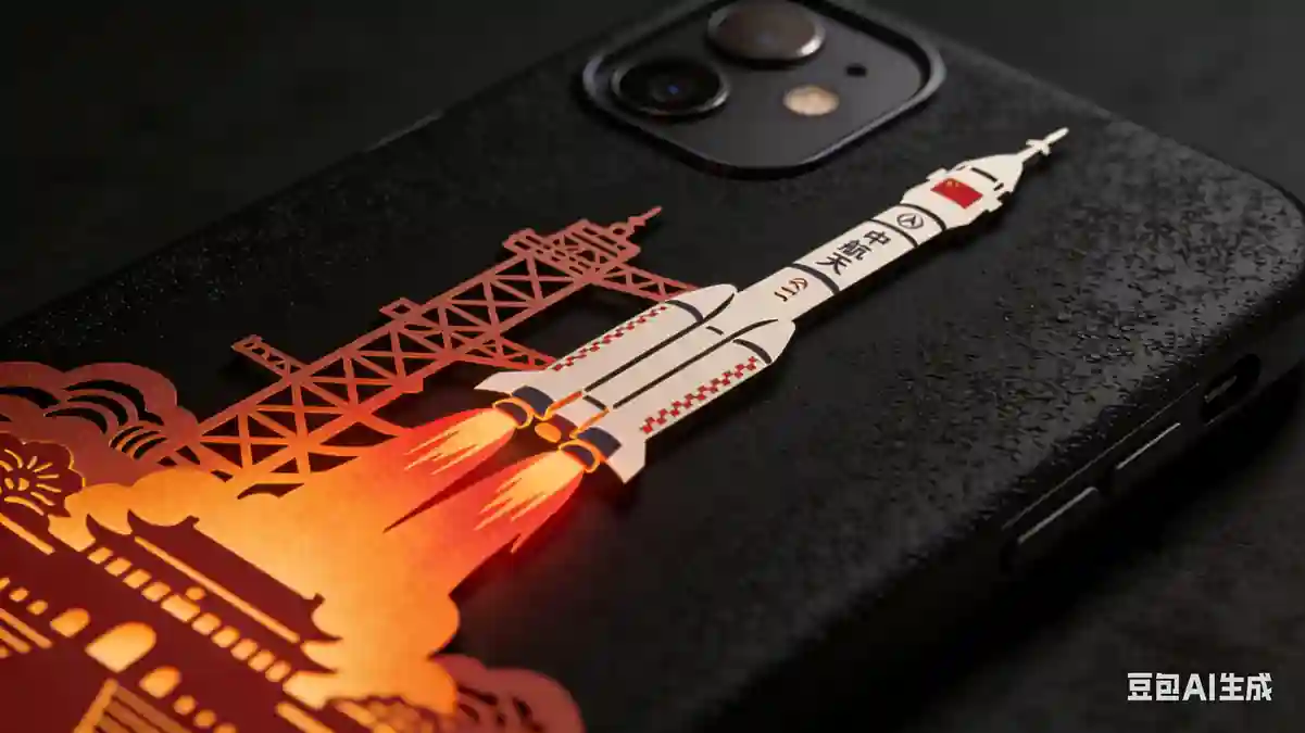 酒泉航天剪纸手机壳